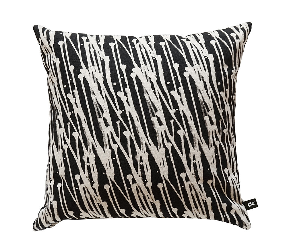 Canvas Cushion Cover - Drips
