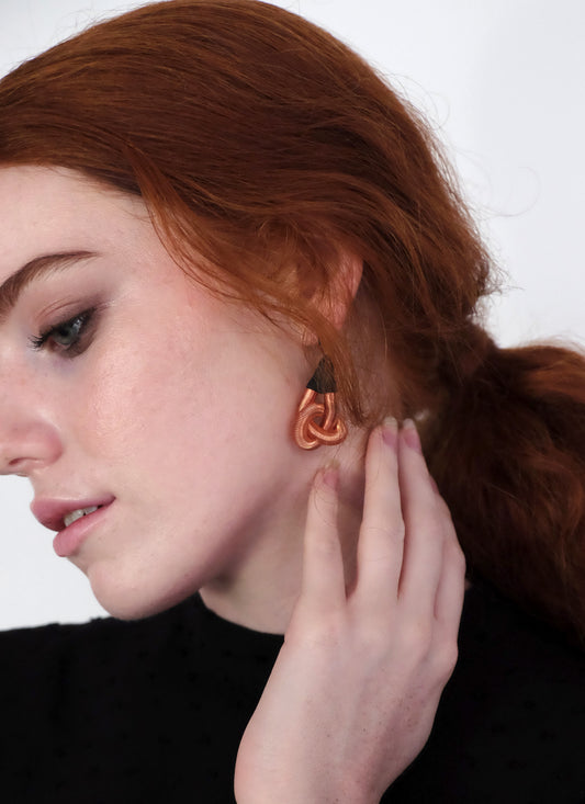 Industrial Jewellery UK – Knotted Spring Earrings