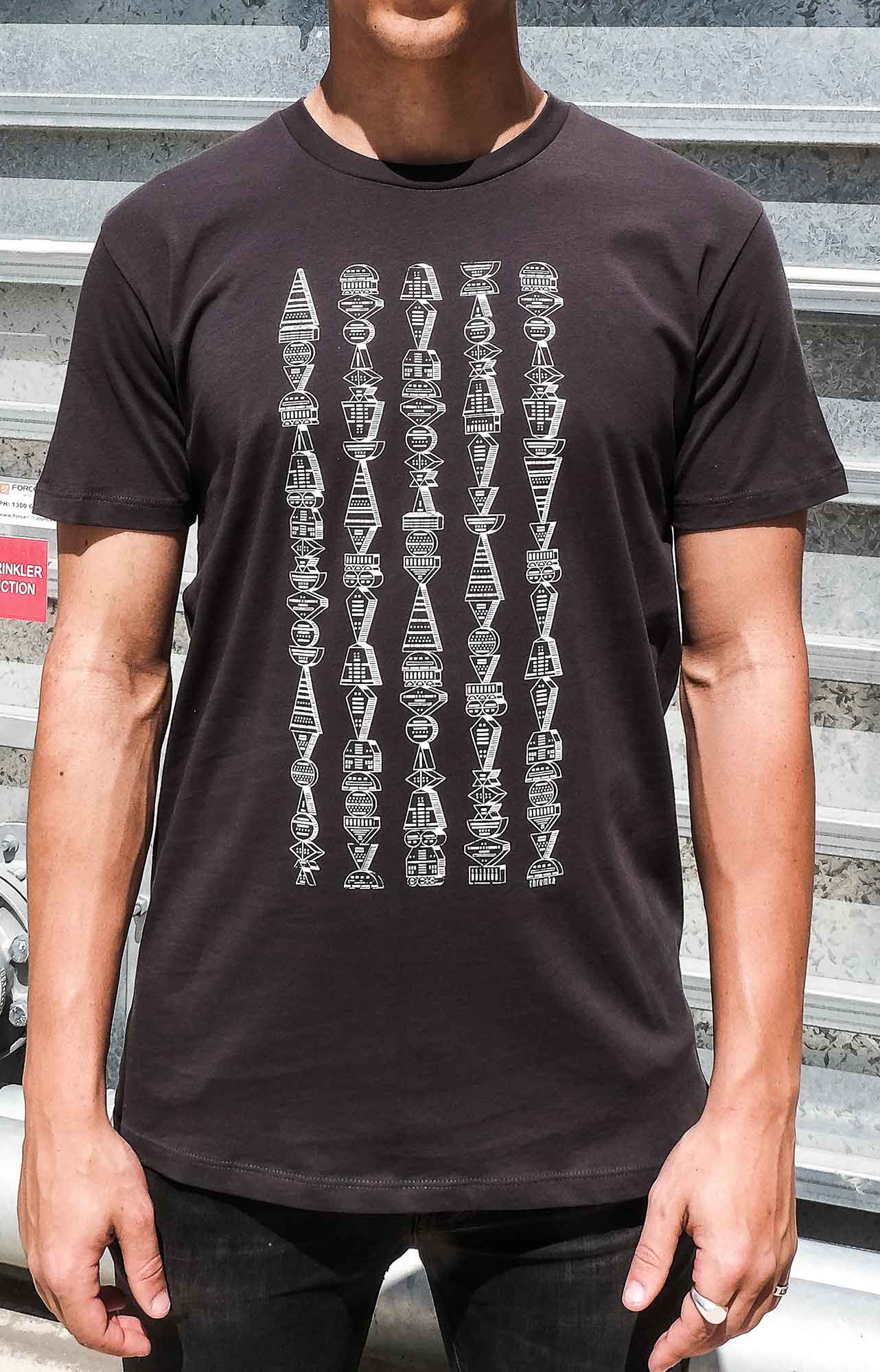 Space Apartments T-Shirt - Charcoal