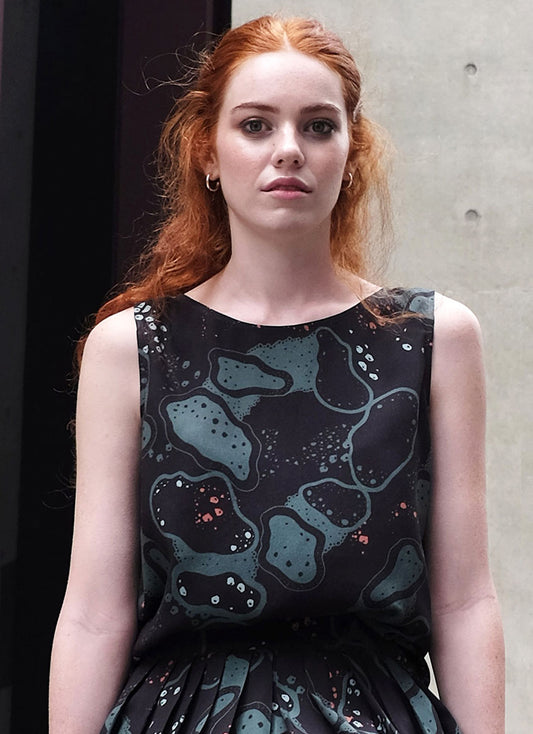 Long Cami – Islands in Space – Green